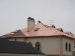 медная кровля со скрытым креплением