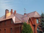 медная кровля после ремонта